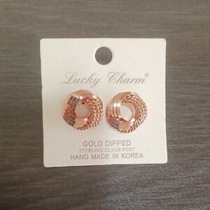 Elegant Rose Gold Earrings